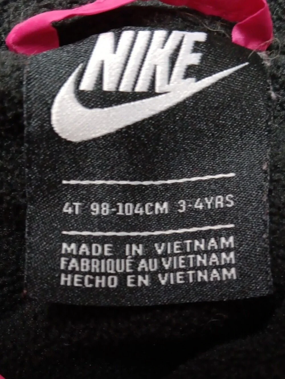 Nike Girls' Bright Pink Hooded Coat